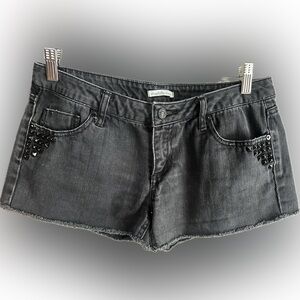 *Like New* Black Studded Shorts